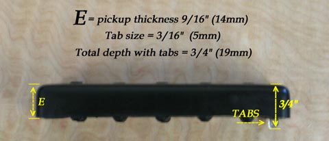 Smith Custom Bass Soapbar Humbucking Pickups - 4 String Model
