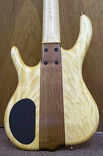 Avodire — BSR5J-G — Figured Avodiré w/Walnut Center Block
