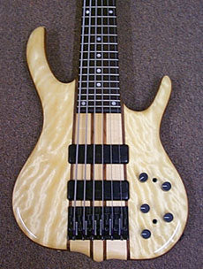 Avodire — BSR6EG — Highly Figured Avodiré w/Walnut Core & Mahogany Laminates
