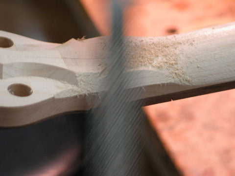 Factory tour — Handcarving & Finishing