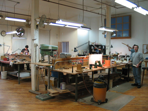 Factory tour — Handcarving & Finishing