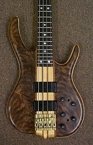 Crotch Walnut — (BSR) 4TN (Black Tiger) — Exhibition Grade Crotch Walnut (Criss Cross Figure)