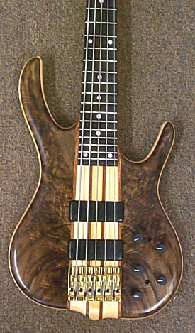 Crotch Walnut — (BSR) 5TN (Black Tiger) — Exhibition Grade Crotch Walnut (Marbled Figure)
