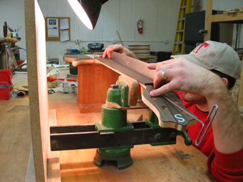 Factory tour — Handcarving & Finishing