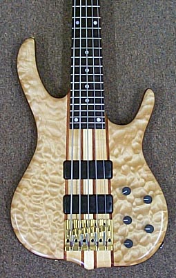Quilted Maple — BSR5GN — Highly Figured Quilted Maple