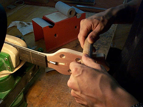 Factory tour — Handcarving & Finishing