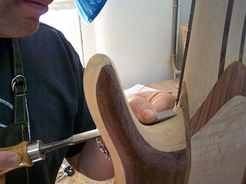 Factory tour — Handcarving & Finishing