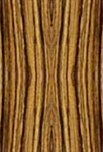 Zebrawood wood swatch