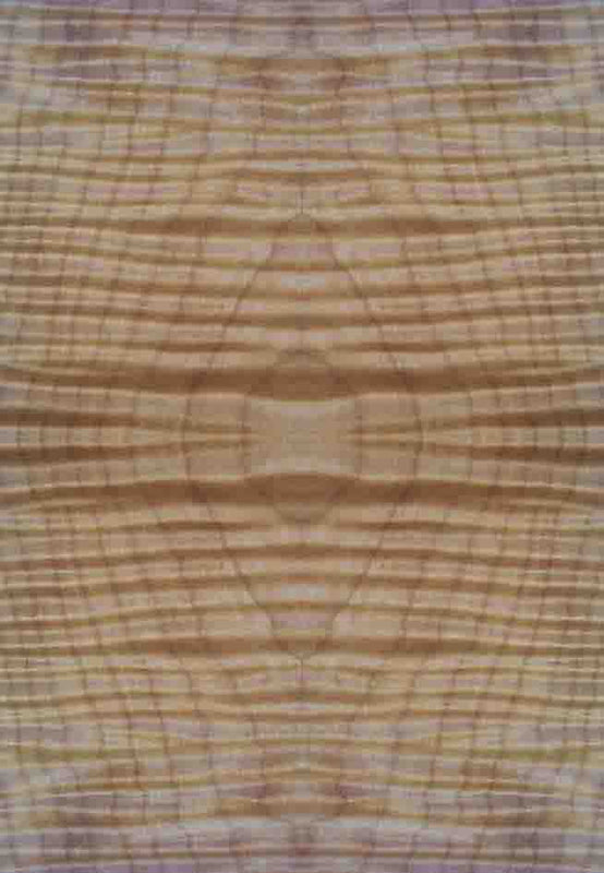 Western Tiger Maple wood swatch